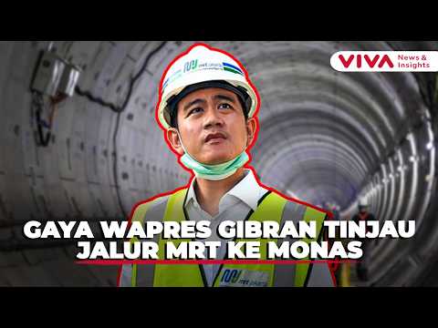 Jalur MRT ke Monas Ditargetkan Beroperasi 2027, Gibran Turun Langsung