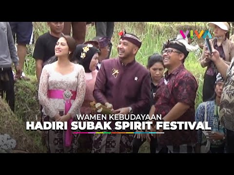 Kunjungi Subak Spirit Festival, Giring Ganesha Disambut Meriah Warga Bali