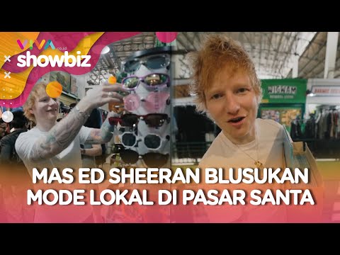 Ed Sheeran Terciduk Beli Baju Bekas di Pasar Santa Jakarta Selatan