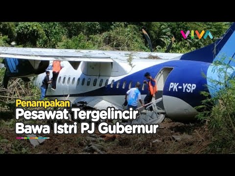 Bawa Pejabat, Begini Nasib Penumpang Trigana Air Tergelincir