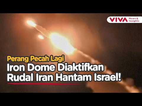 Detik-detik Iran Serang Israel Pakai Rudal Balistik, Timur Tengah Kembali di Ambang Perang