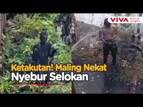 Aksi Kocak Maling Hindari Amukan Warga, Ngumpet di Selokan 3 Jam