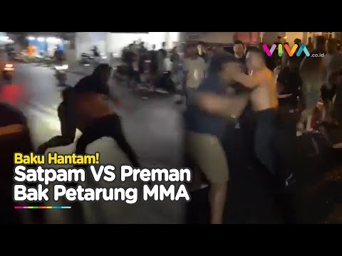 SENGIT! Duel Ala ala Petarung MMA di Tengah Jalan, Ujungnya Tuai Decak Kagum