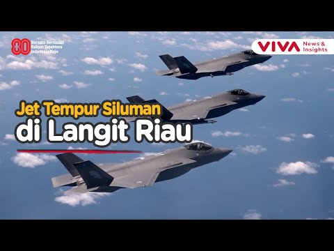 Pesawat Tempur Siluman F-35 RAAF Tiba di Riau