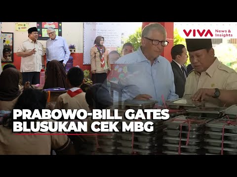 [Full] Momen Akrab Prabowo Bill Gates saat Tinjau Pelaksanaan MBG di SDN Jati 03 Jakarta