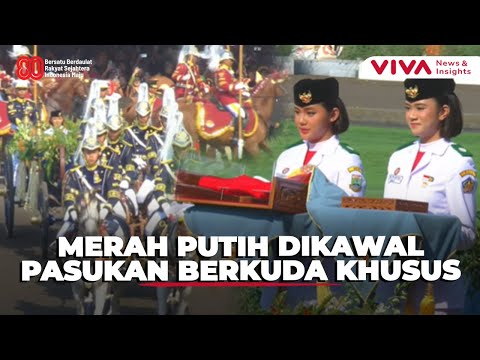 Kirab Merah Putih, Sang Saka Dibawa Kereta Kencana Garuda Prabayaksa