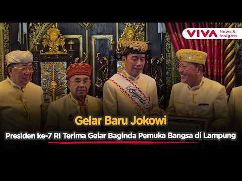 Jokowi Jalani Terima Gelar Adat di Kedaton Keagungan | VoxPop News Daily