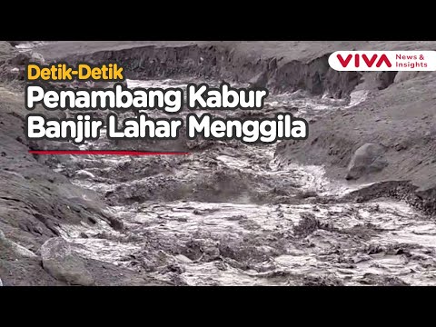 Warga Panik! Lahar Dingin Semeru Menggulung Lokasi Tambang