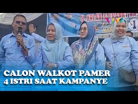 Calon Wali Kota Ini Pamer Punya 4 Istri saat Kampanye, Satu-Satu Dikenalin