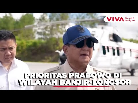 Prabowo Soroti Respons Instansi Pascabencana