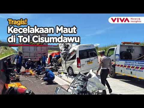 [BREAKING NEWS] Kecelakaan Maut di Tol Cisumdawu, 3 Orang Tewas