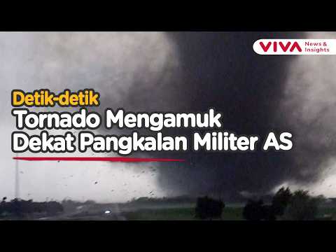 Tornado Mengganas, 10 Orang Terluka dan Pangkalan Militer Rusak!