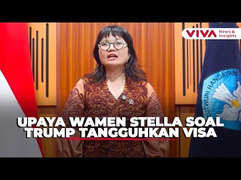 Nasib Pelajar RI Usai AS Tangguhkan Visa, Wamen Stella Beri Opsi