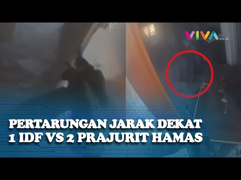 BAK FILM AKSI! 1 Tentara IDF vs 2 Prajurit Hamas di Bangunan Kosong