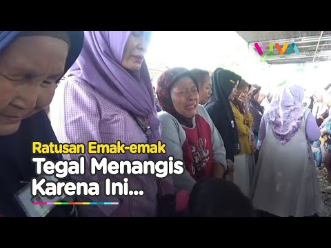 VIRAL Emak-emak Nangis Berjamaah, Ada Apa?