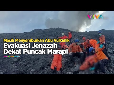 EVAKUASI 2 Pendaki Ditemukan Tewas di Dekat Puncak Marapi