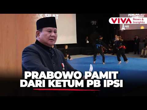 [FULL] Prabowo Subianto Mundur dari PB IPSI Usai 34 Tahun, Ini Alasannya!