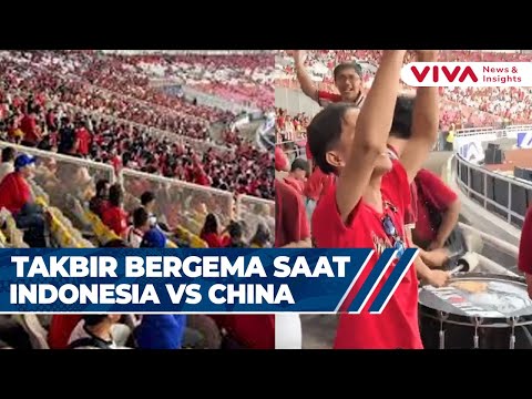 Takbir Bergema di Stadion GBK Saat Skuad Garuda Tekuk China