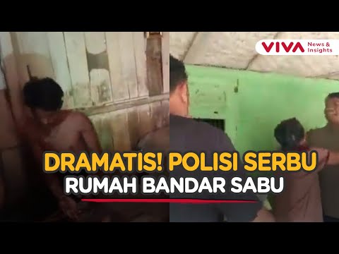 Digerebek Saat Asyik Nyabu, Keluarga Teriak Histeris