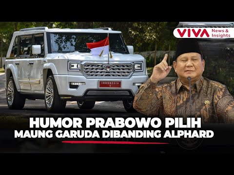 Cerita Prabowo Bangga Pakai Mobil Maung Buatan Anak Bangsa
