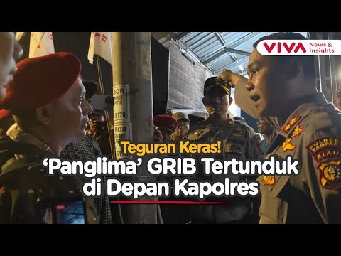 Detik detik Panglima Grib Jaya Kicep Dibentak Kapolres Kampar