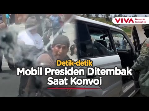 Mobil Presiden Dikepung 500 Demonstran, Mobilnya Diserang Batu dan Peluru