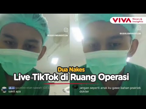 Nekat! Live TikTok di Ruang Operasi, Dua Nakes Dipecat