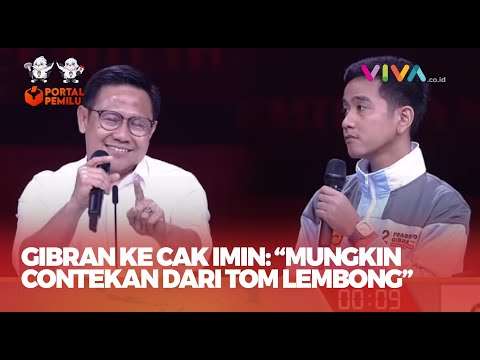 Gibran Tuduh Cak Imin Dapat Bocoran dari Tom Lembong