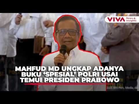 Prabowo Dinilai Kuasai Materi, Mahfud Beberkan Isi Rapat Soal Reformasi Polri