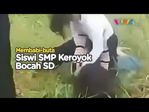Video Sadis! Siswi SD Diserang Bertubi-tubi Oleh Pelajar SMP