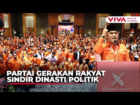 Ketua Umum Gerakan Rakyat Pastikan Partainya Bukan 'Gerakan Dinasti Politik'
