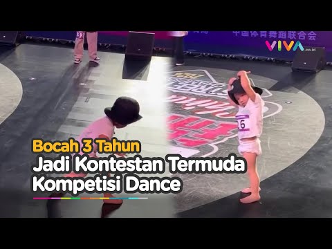 Keren! Bocah 3 Tahun Pamer Skill Breakdance di Street Dance Championship 2024