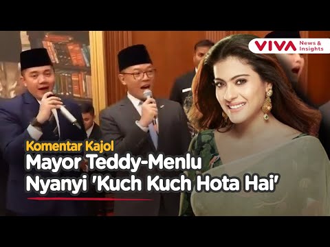 Suara Merdu Menlu RI-Mayor Teddy Nyanyi 'Kuch Kuch Hota Hai'