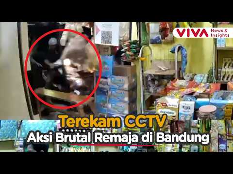 Viral! Aksi Pengeroyokan Brutal di Depan Warung Kelontong Gegerkan Kota Bandung