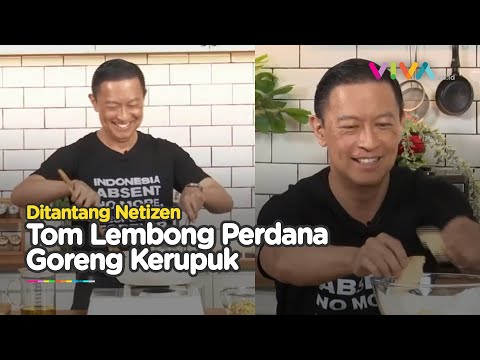 Dikenal Kharismatik, Gimana Jadinya Kalo Tom Lembong Goreng Kerupuk?