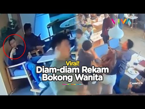 VIRAL Aksi Pria Merekam Bokong Wanita, Usai Main Fisik Malah Ngibrit Berkedok Sholat
