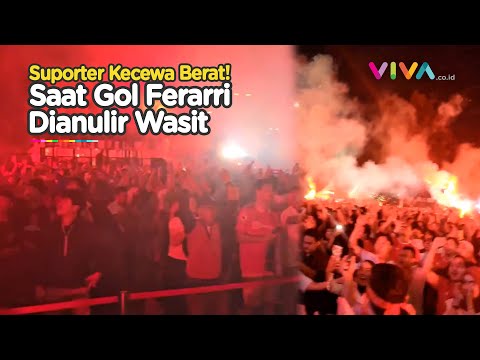 Momen Gemuruh Suporter Indonesia yang Bikin Merinding Sebelum Gol Dianulir Wasit