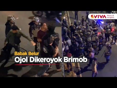 Ojol Jadi Sasaran Pengeroyokan Brimob, Dikira Peserta Aksi