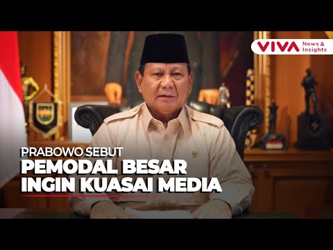 Hari Pers Nasional, Prabowo Singgung Pemodal Besar Ingin Kuasai Media