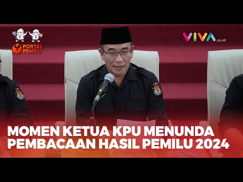 Mata Berkaca-kaca, Ketua KPU Mendadak Tunda Umumkan Hasil: Ini Penting