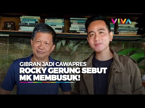 Rocky Gerung Kuliti Jokowi Usai Gibran Jadi Cawapres: Dinasti hingga MK Membusuk