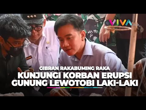 Tinjau Langsung Korban Erupsi Gunung Lewotobi, Ini Permintaan Gibran