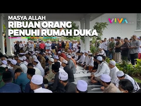 Suasana Rumah Duka Habib Hasan bin Ja'far Assegaf