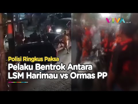 Bentrok LSM Harimau Vs Ormas Pemuda Pancasila, Polisi Angkut Pelaku