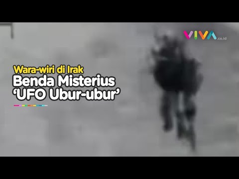 MISTERIUS! Video 'UFO Ubur-ubur' di Pangkalan Militer AS di Irak