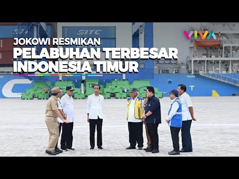 Jokowi Resmikan Makassar New Port, Pelabuhan Terbesar Indonesia Timur