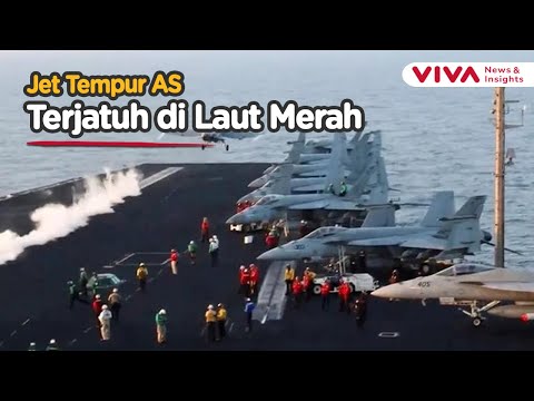 Kapal Perang AS Jatuh di Laut Merah Saat Ditarik Kapal Induk