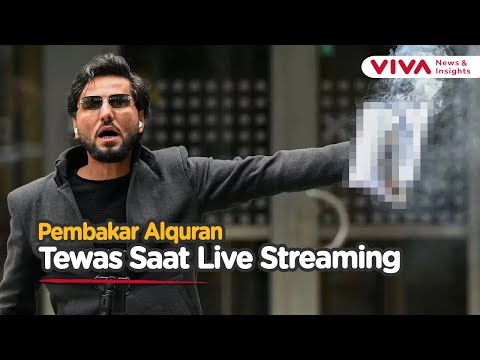 Pembakar Alquran Salwan Momika Tewas Ditembak Saat Live TikTok