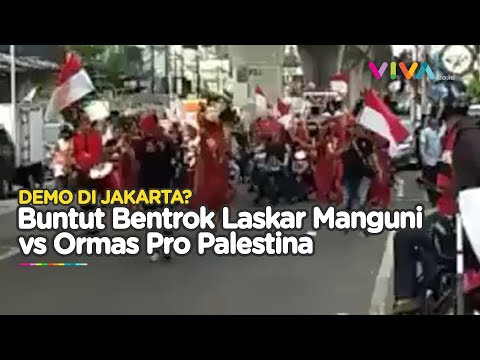 Usai Lawan Ormas Pro Palestina, Laskar Manguni Tenteng Sajam di Jakarta