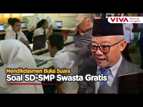 Mendikdasmen Respons soal Putusan MK SD-SMP Gratis